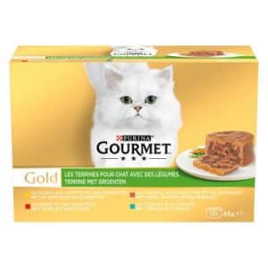 Gourmet Gold Terrine 12 x 85 g - mit Gemüse