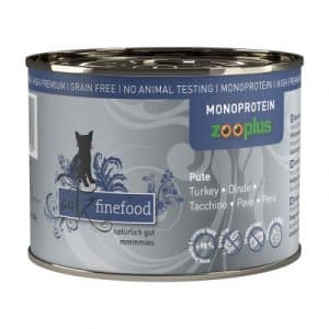 catz finefood Monoprotein zooplus 6 x 200 g - Känguru