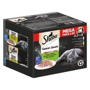 Multipack Sheba Varietäten Schälchen 32 x 85 g - Sauce Lover