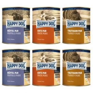 Happy Dog Pur 6 x 800 g - Truthahn Pur