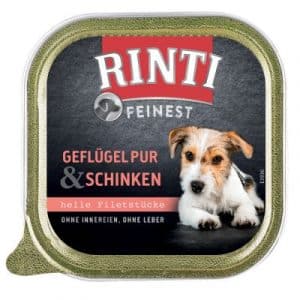 Megapack RINTI Feinest Schälchen 44 x 150 g - Geflügel & Gemüse