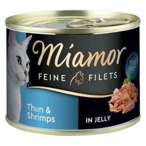 Miamor Feine Filets 6 x 185 g - Thunfisch & Gemüse