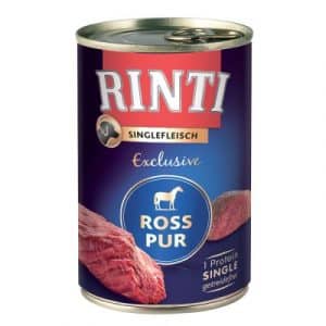 RINTI Singlefleisch Exclusive 6 x 400 g - Ross pur