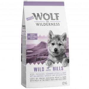 Wolf of Wilderness Junior "Wild Hills" Ente - getreidefrei - 12 kg