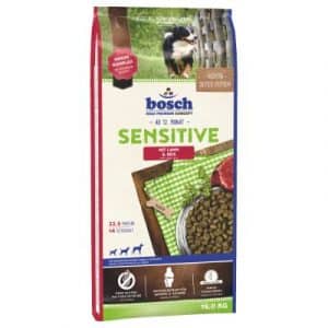 bosch Sensitive Lamm & Reis - Sparpaket: 2 x 15 kg