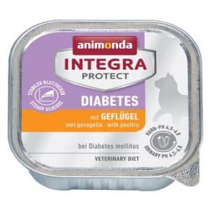 Sparpaket Animonda Integra Protect Adult Diabetes Schale 24 x 100 g - mit Geflügel