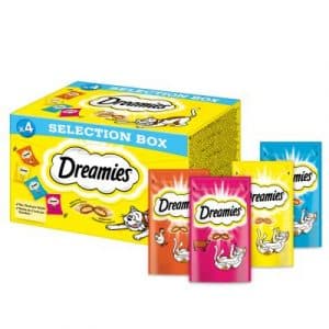 Dreamies Katzensnacks Mixbox - 12 x 60 g Mixbox (Huhn