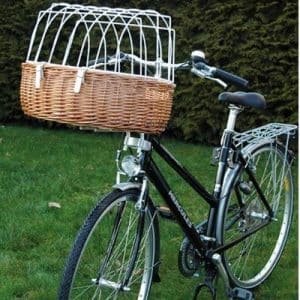 Aumüller Hunde-Fahrradkorb mit Schutzgitter - Maxi: ca. L 70 x B 46 x H 40 cm