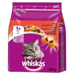 Whiskas 1+ Rind - Sparpaket: 2 x 14 kg