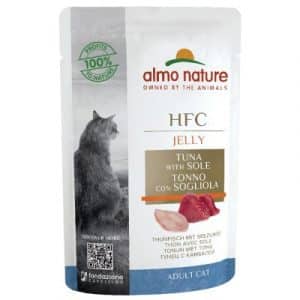 Almo Nature HFC Jelly Pouch 6 x 55 g - Thunfisch mit Jungsardellen