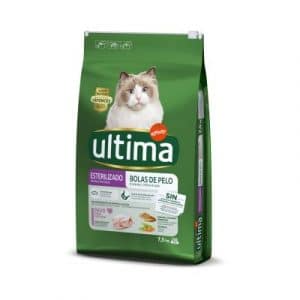 Ultima Cat Sterilized Hairball - Sparpaket:2 x 7.5 kg