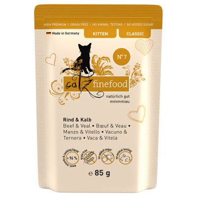 catz finefood Kitten 12 x 85 g - 24 x 85 g Mix (3 Sorten)