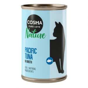 Cosma Nature 6 x 140 g - Neu: Hühnchen & Thunfisch mit Käse