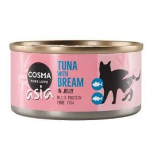 Sparpaket Cosma Asia in Jelly 24 x 170 g - Huhn & Thunfisch