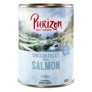 Purizon Adult 6 x 400 g - getreidefrei - Hühnerfilet mit Lachs