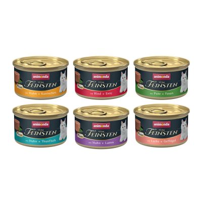 Animonda Vom Feinsten Adult 72 x 85 g - Mousse-Vielfalt (6 Sorten)