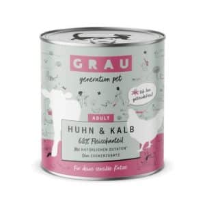 Sparpaket GRAU Adult Getreidefrei 12 x 800 g - Pute & Lamm