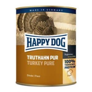 Happy Dog Pur 6 x 800 g - Büffel Pur