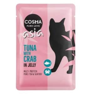 Cosma Asia in Jelly Frischebeutel 6 x 100 g - Thunfisch & Rind