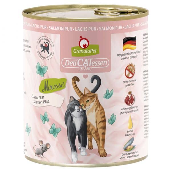 GranataPet DeliCatessen Probierpaket 6 x 800 g - Probierpaket II PUR