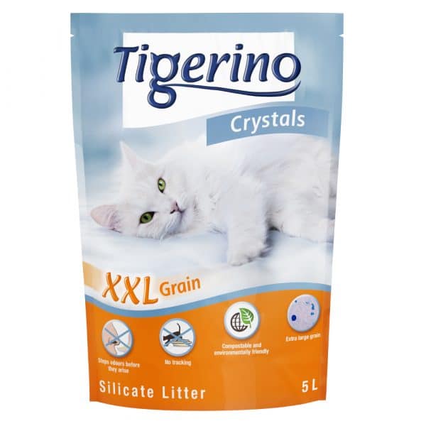 Tigerino Crystals XXL Katzenstreu - 6 x 5 l