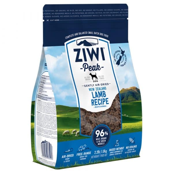 Ziwi Peak Air Dried Hundefutter mit Lamm - Sparpaket: 4 x 1 kg