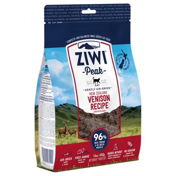 Ziwi Peak Air Dried Katzenfutter Hirsch - Sparpaket: 4 x 400 g