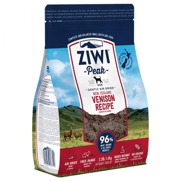 Ziwi Peak Air Dried Hundefutter mit Hirsch - Sparpaket: 4 x 1 kg