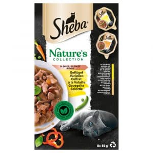 Sparpaket Sheba Nature's Collection in Sauce 64 x 85 g - Poultry variety
