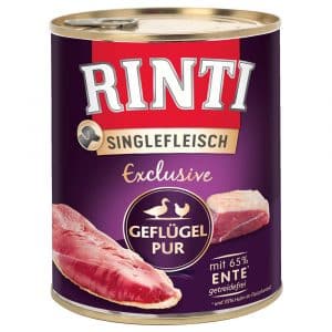 Sparpaket RINTI Singlefleisch 24 x 800 g - Exclusive Geflügel Pur