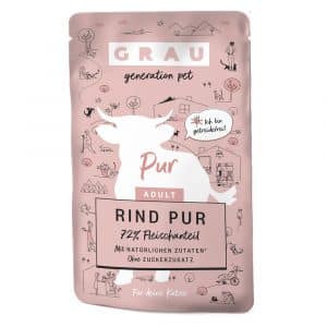 Sparpaket GRAU Adult Getreidefrei 32 x 125 g - Rind Pur