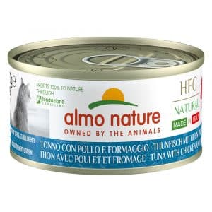 Sparpaket Almo Nature HFC Natural Made in Italy 24 x 70 g - Thunfisch