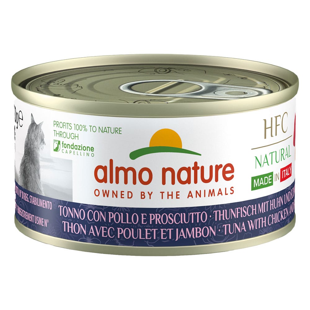 Sparpaket Almo Nature HFC Natural Made in Italy 24 x 70 g - Thunfisch
