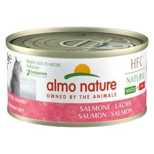 Sparpaket Almo Nature HFC Natural Made in Italy 12 x 70 g - Lachs
