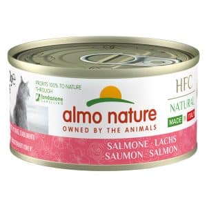 Sparpaket Almo Nature HFC Natural Made in Italy 24 x 70 g - Lachs