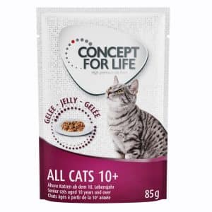 Concept for Life All Cats 10+ - in Gelee - 48 x 85 g