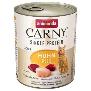 Sparpaket Animonda Carny Single Protein Adult 24 x 800 g - Huhn pur