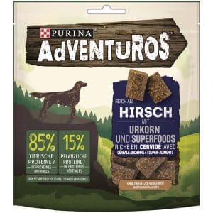 AdVENTuROS Reich an Hirsch mit Urkorn - 12 x 90 g