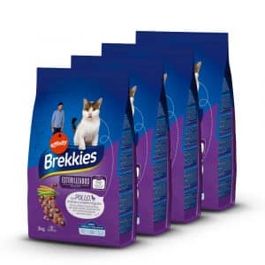 Brekkies Sterilized - Sparpaket: 8 x 3 kg