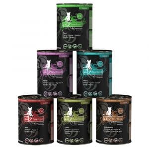 Sparpaket catz finefood Purrrr 12 x 400 g - Mix II (6 Sorten - 12 x 400/375 g)