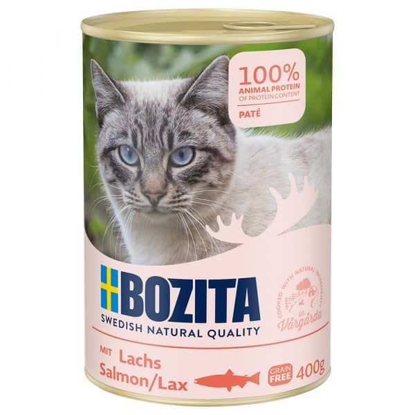 Sparpaket! 24 x 400 g Bozita - Lachs Pate