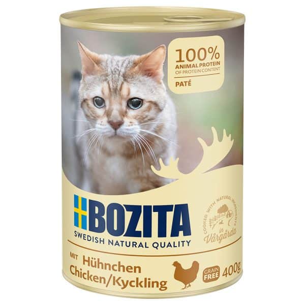 Sparpaket Bozita 12 x 400 g - Huhn Pate