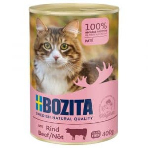 Sparpaket Bozita 12 x 400 g - Rind Pate