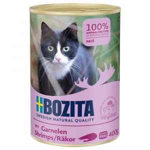 Sparpaket! 24 x 400 g Bozita - Garnelen Pate