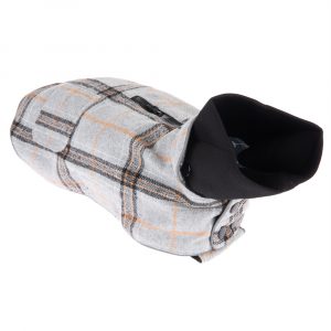 Hundemantel Flannel Check - ca. 45 cm Rückenlänge