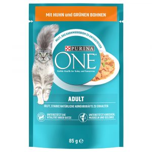 Purina One Adult - Huhn/grüne Bohnen (26 x 85 g)