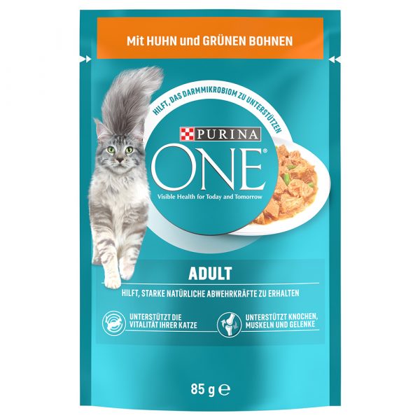 Purina One Adult - Huhn/grüne Bohnen (13 x 85 g)