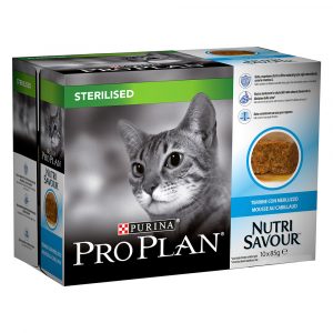 Sparpaket Purina Pro Plan Nutrisavour Sterilised 20 x 85 g - Kabeljau