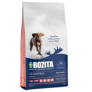 Bozita Grain Free Lachs & Rind für Große Hunde - 2 kg