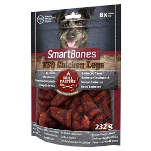 SmartBones Grill Masters BBQ Kausnacks Hühnerbeine - 3 x 232 g